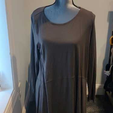 Eileen Fisher gray dress - image 1