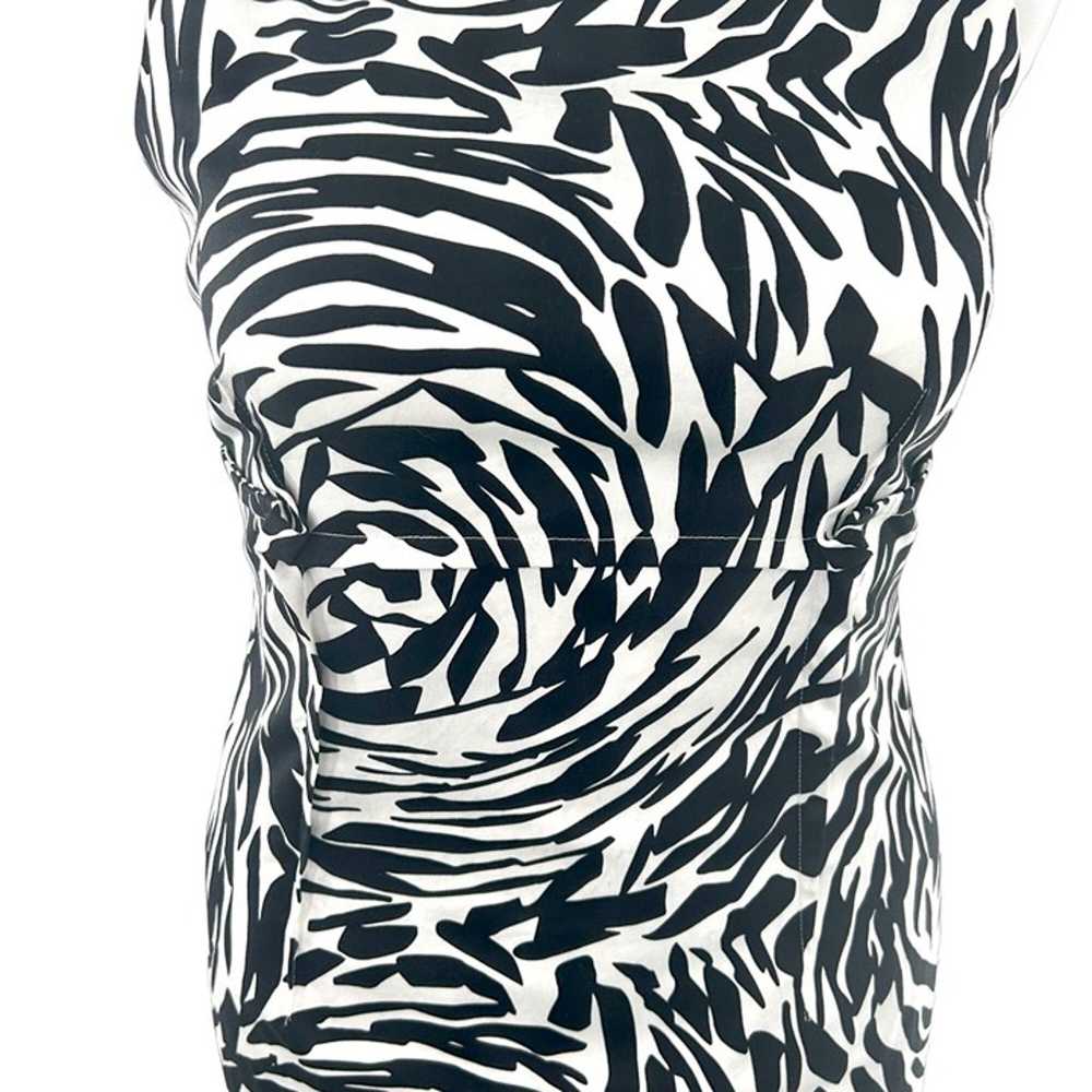 CALVIN KLEIN ZEBRA PRINT SLEEVELESS DRESS - 12 - image 2