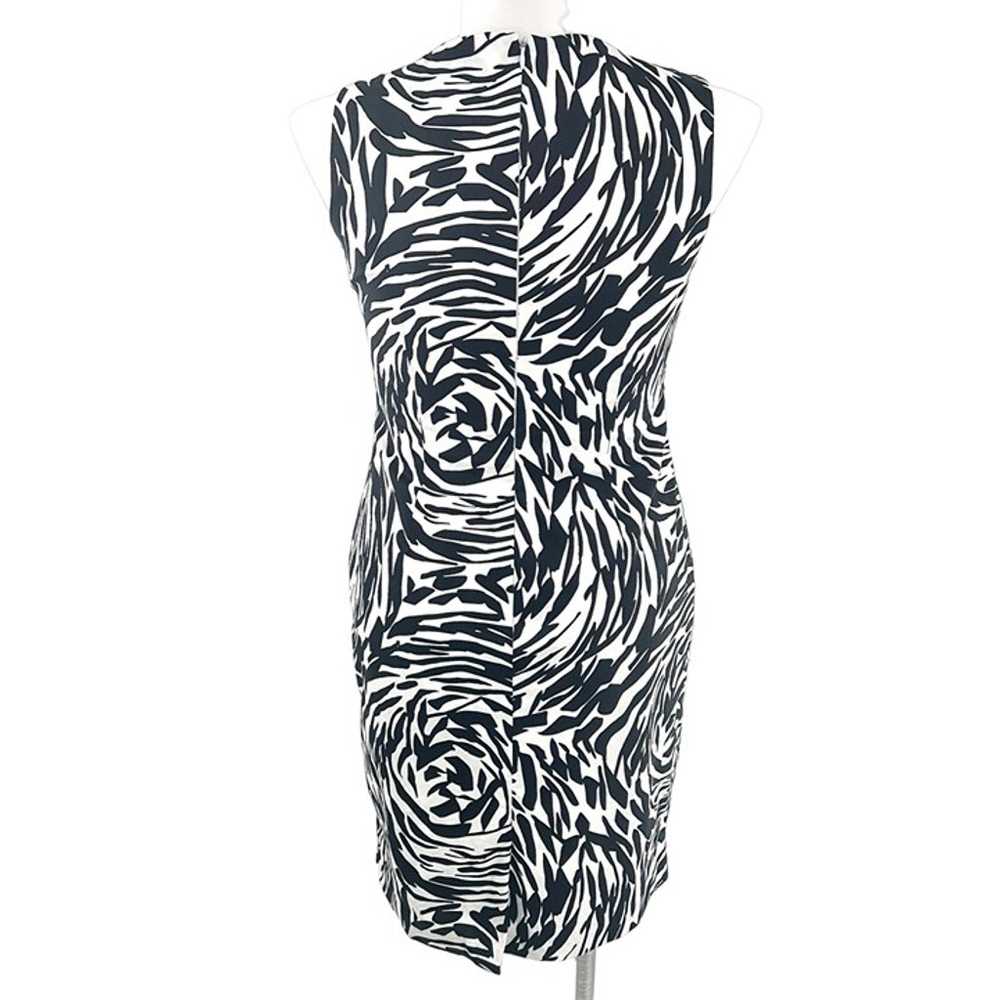 CALVIN KLEIN ZEBRA PRINT SLEEVELESS DRESS - 12 - image 3