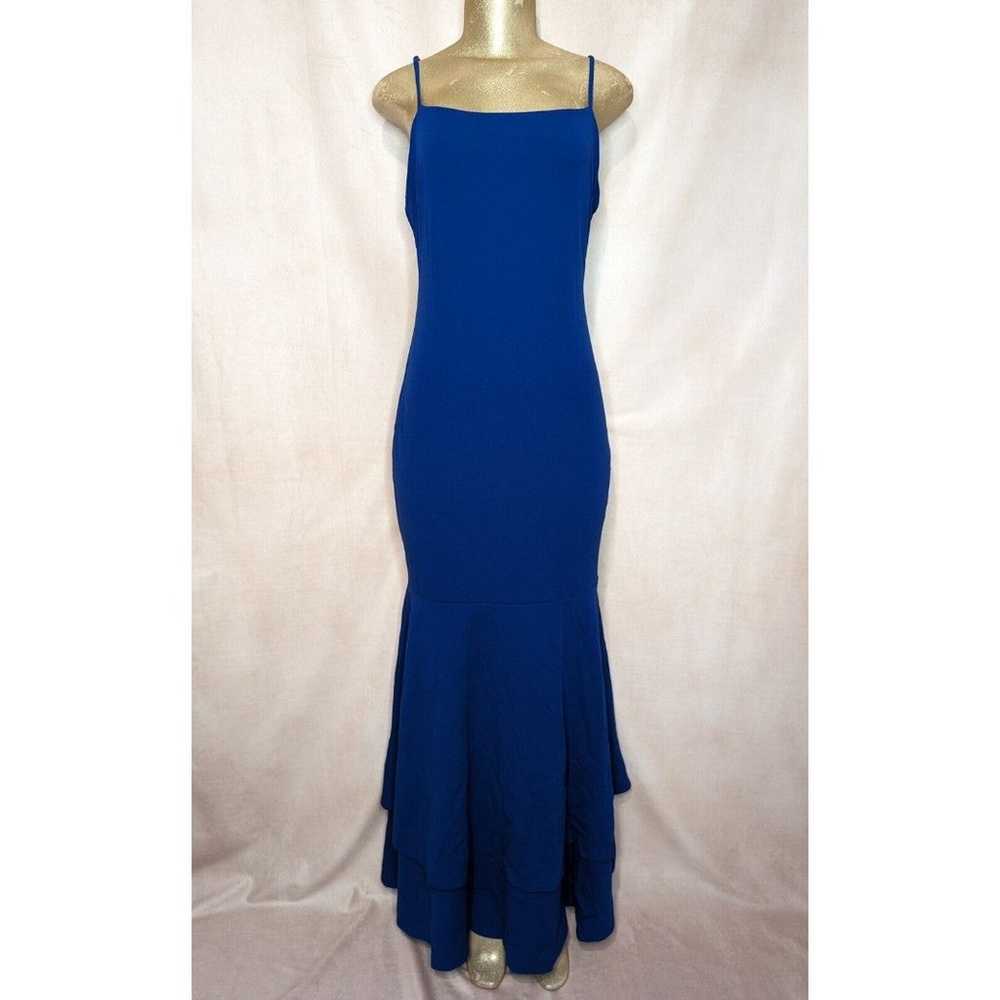 NWOT size Large LULU'S Royal Blue Tiered Trumpet … - image 3