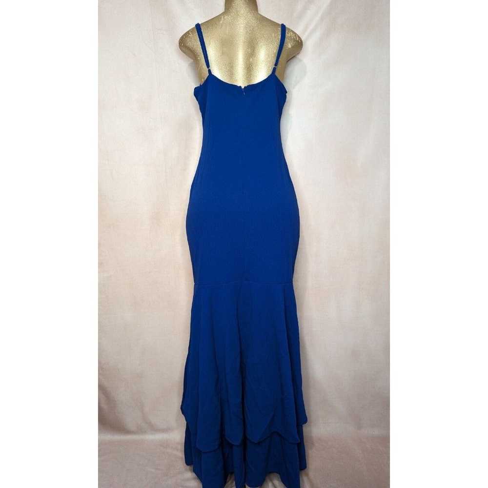 NWOT size Large LULU'S Royal Blue Tiered Trumpet … - image 4