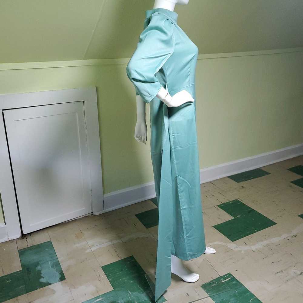 NWOT Aqua Green Half-Sleeve Ankle Length Dress - image 7