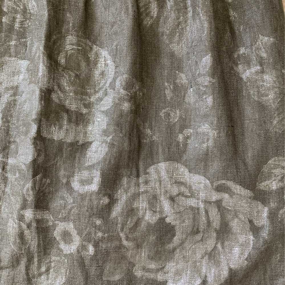 Classiques Entier Linen Metallic Floral Sheath Dr… - image 12