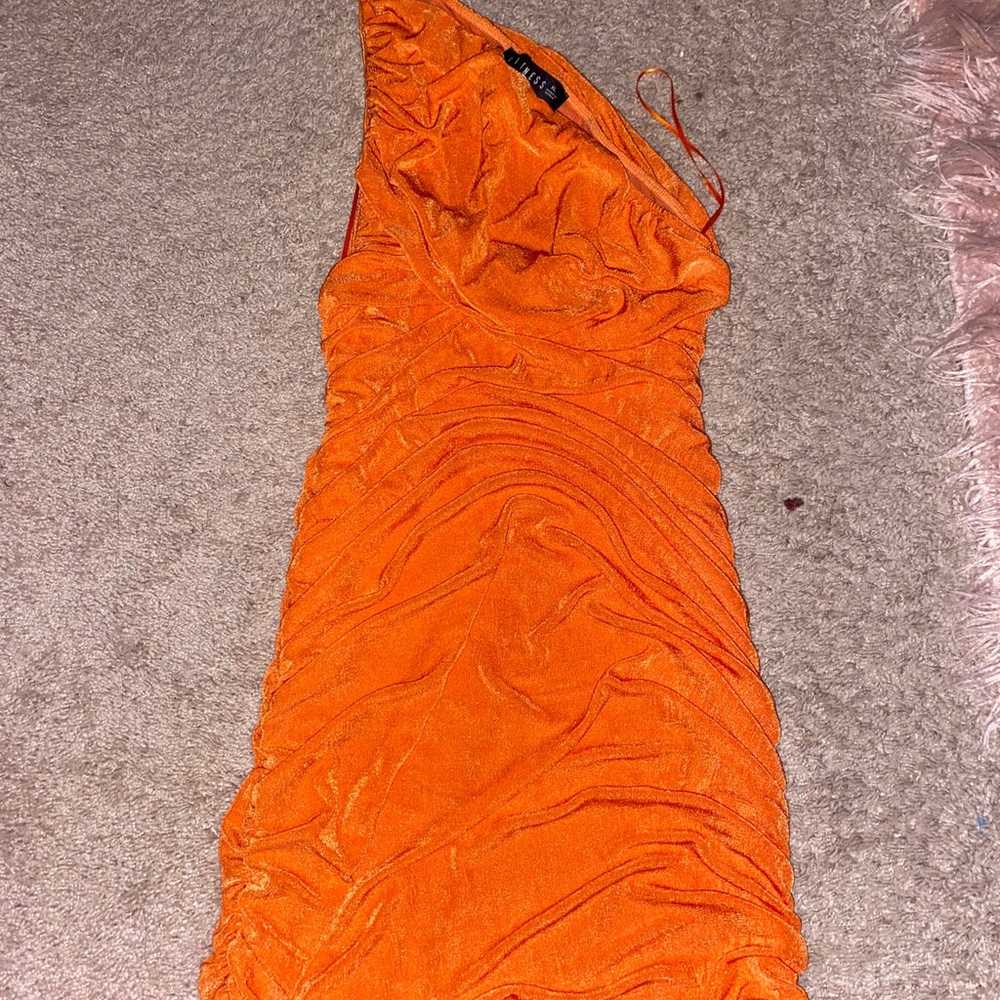 Princess polly goddess mini dress Size 12 Orange - image 3