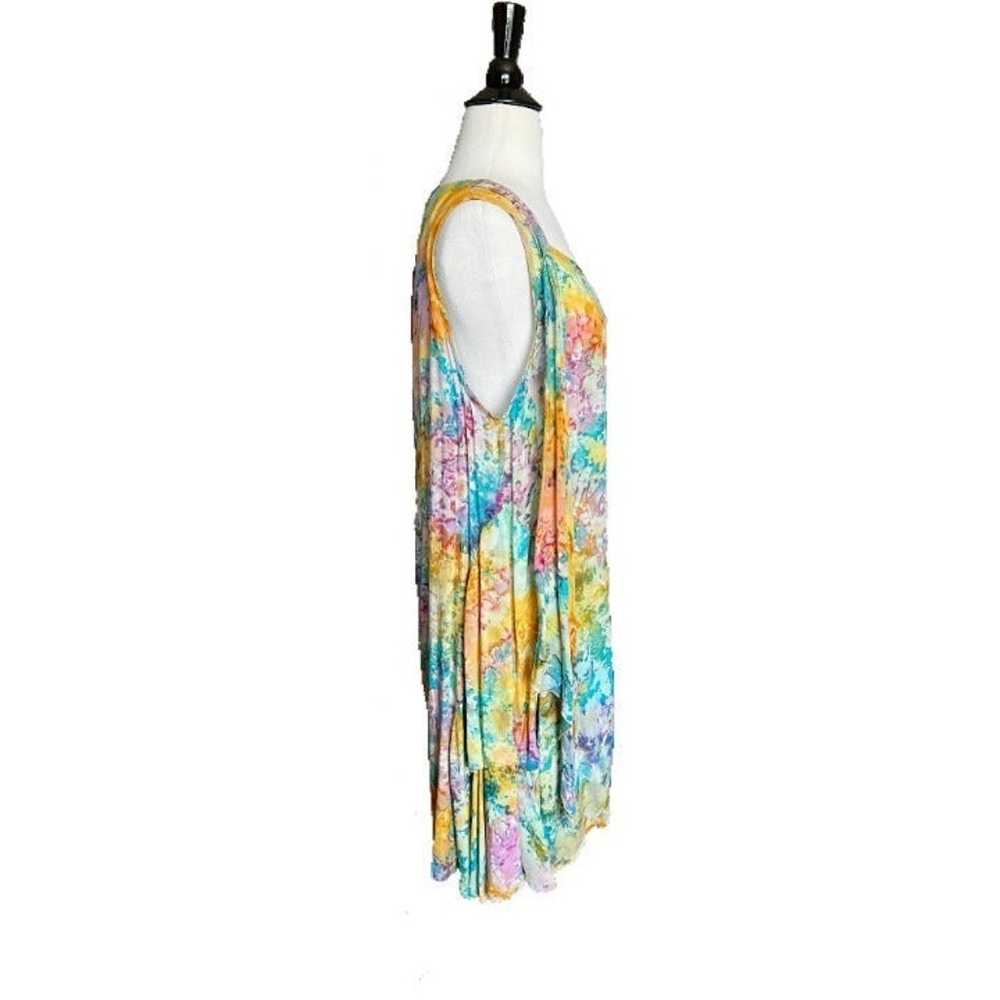 Pineapples Boutique Rainbow Tie Dye Tunic Or Cove… - image 2