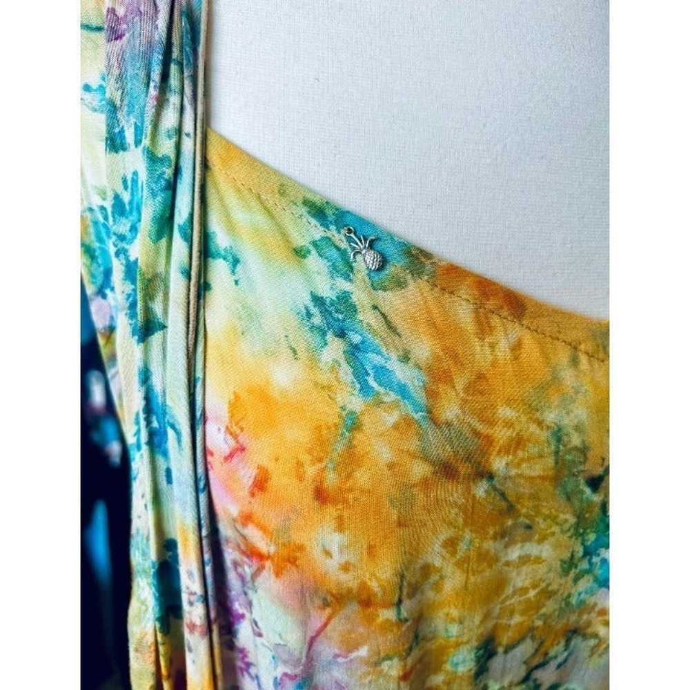 Pineapples Boutique Rainbow Tie Dye Tunic Or Cove… - image 3