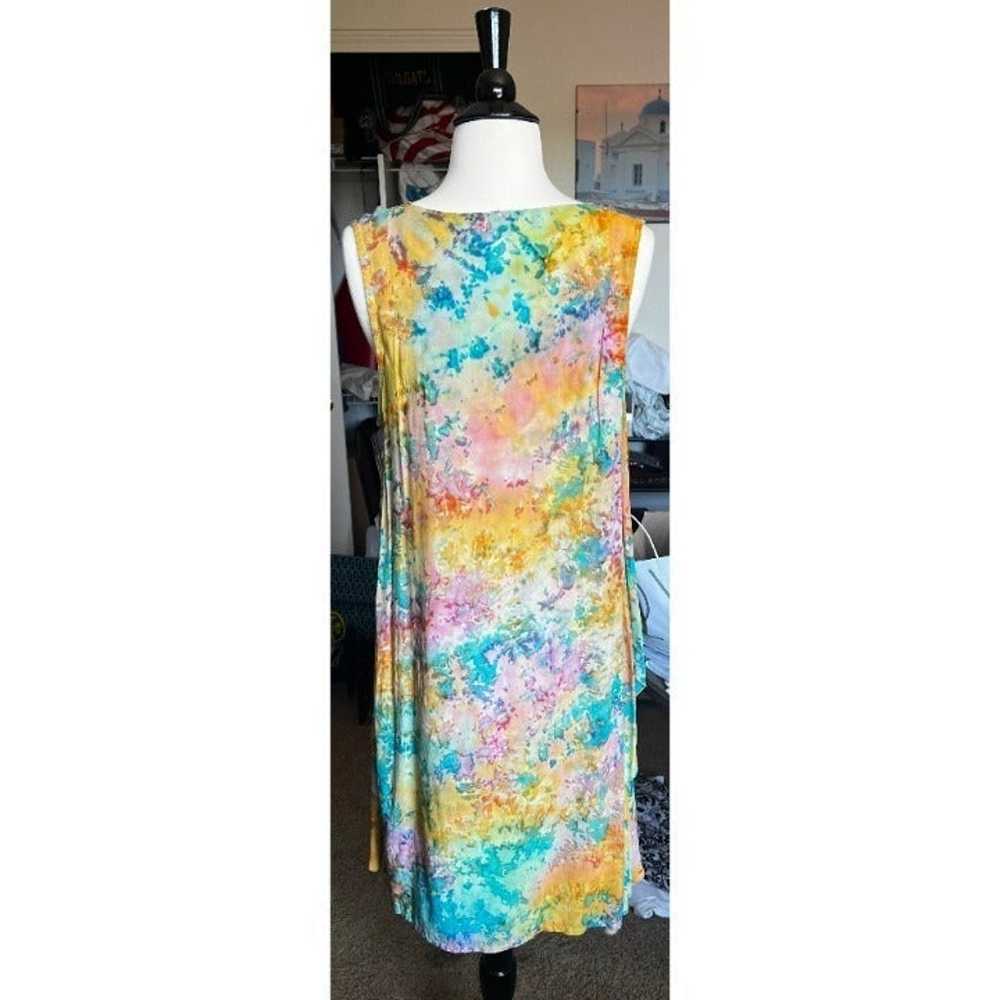 Pineapples Boutique Rainbow Tie Dye Tunic Or Cove… - image 5
