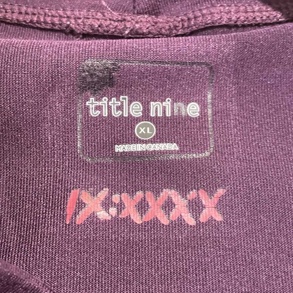 Title Nine Getaway Plum Purple Mockneck Long Slee… - image 7