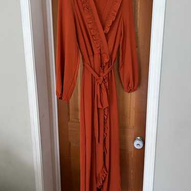 Rusty orange dress XL