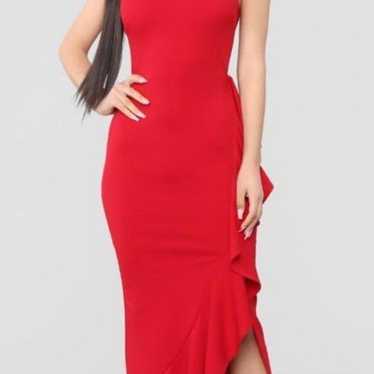 Lady in Red, Maxi dress - image 1
