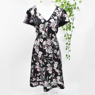 Lane Bryant Fit and Flare floral dress
