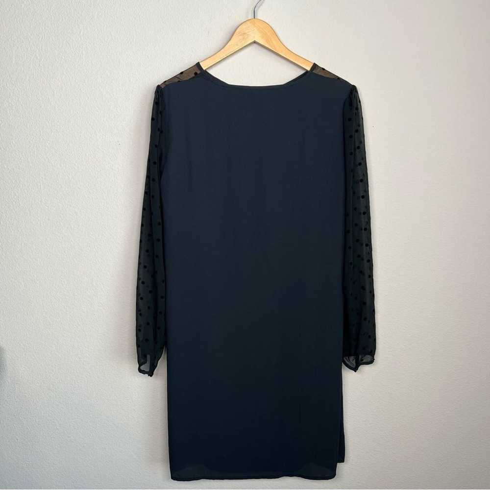 Modcloth After The Aria Shift Dress in Black Polk… - image 3