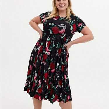 Torrid Midi Super Soft Skater Dress size 2 - image 1