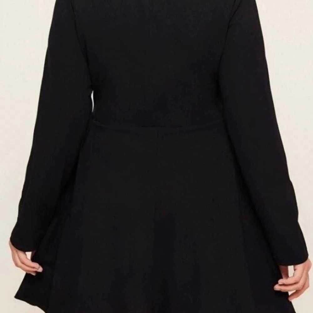 Little black dress peephole LBD 2X NEW long sleev… - image 7