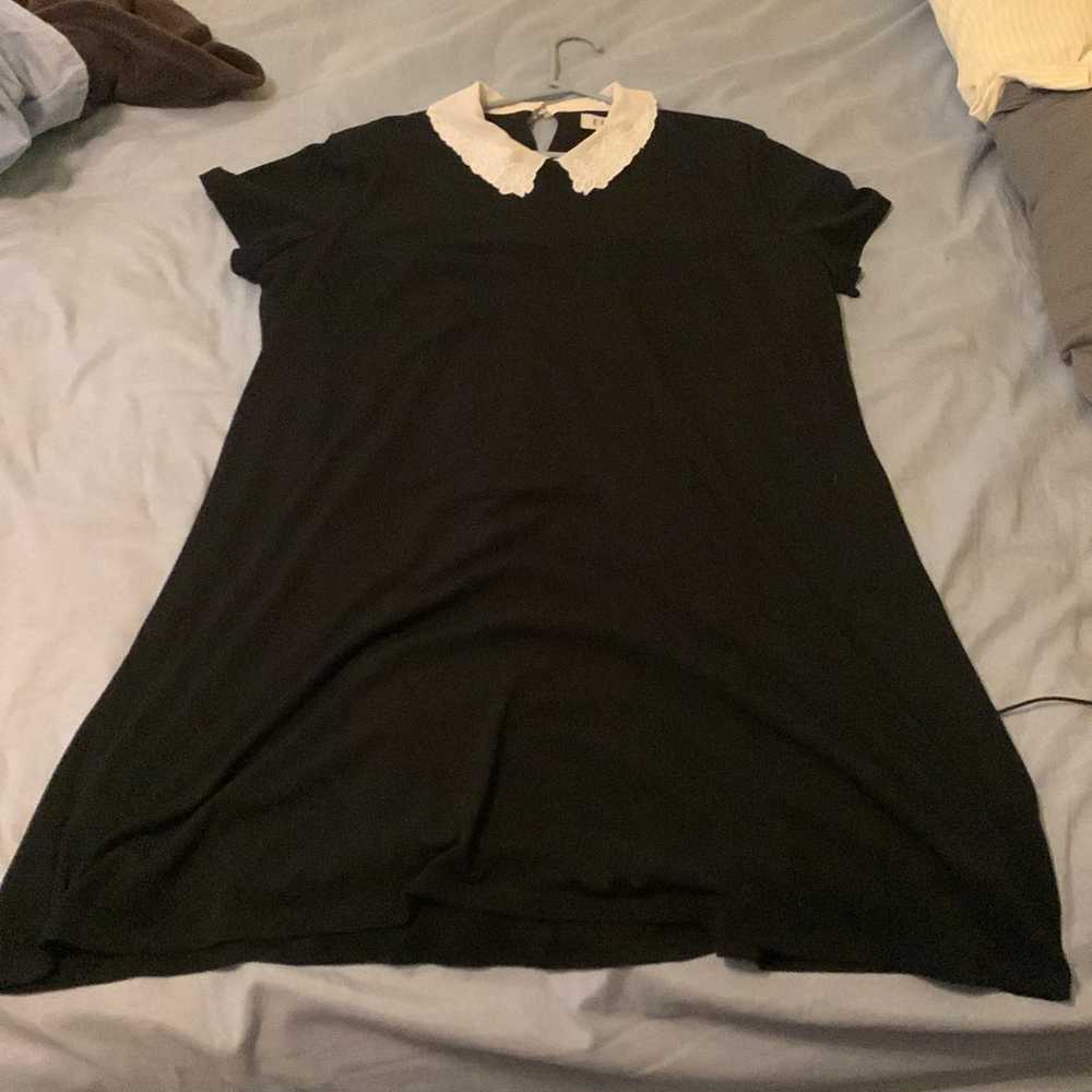 Black Collar Dress Size 2XL - image 1