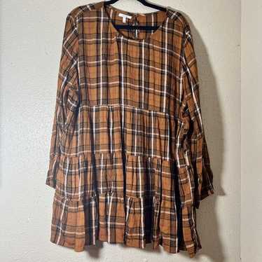 MAURICES PLUS Size PLAID DRESS XXL