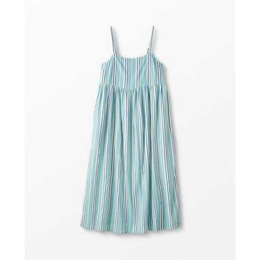 Hanna Andersson blue striped midi muslin dress (X… - image 1
