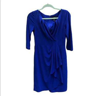 ADRIANNA PAPELL ROYAL BLUE DRESS
