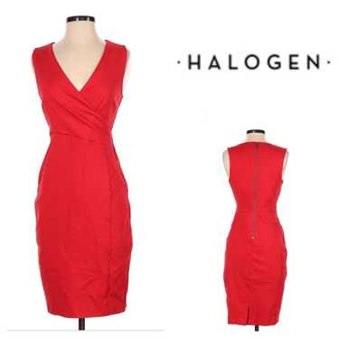 Halogen® Pleated Midi Dress