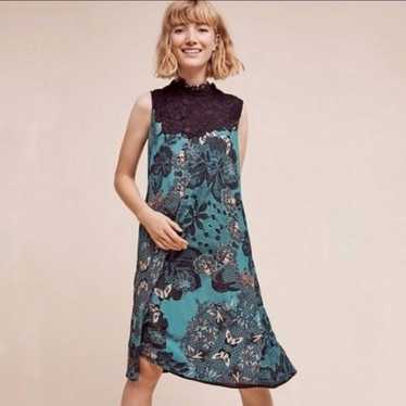 Anthropologie Maeve Butterfly Lace Dress