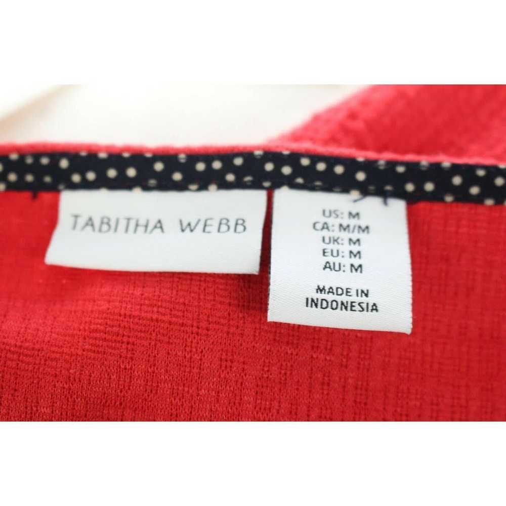 Tabitha Webb Womens Red Shift Dress Size Medium 3… - image 6