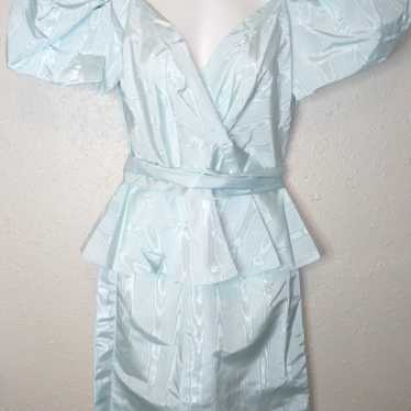 Vintage 1980's puffy sleeve dress