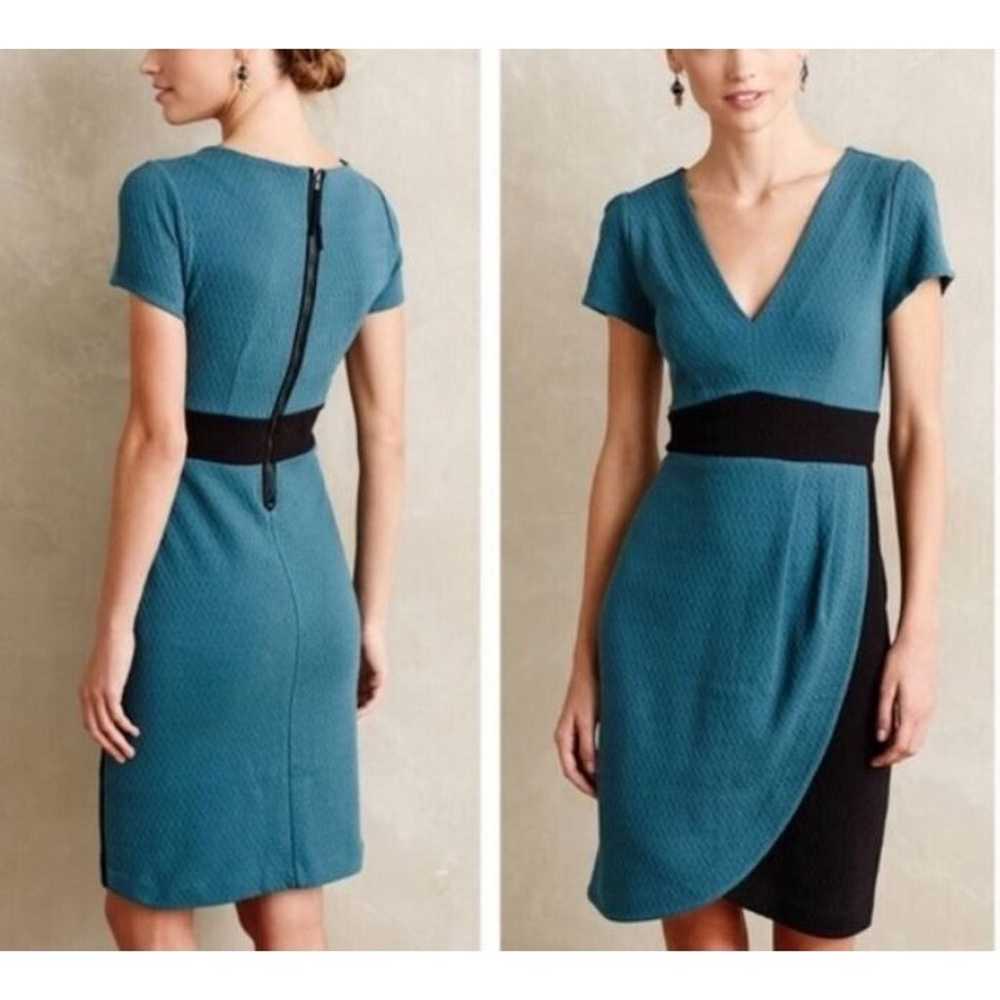 Anthropologie Maeve Dress Womens Large Teal Blue … - image 4