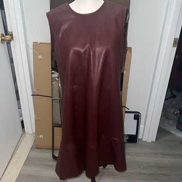 Bcbgmaxazria leather dress