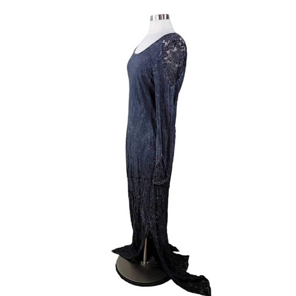 Gimmicks by BKE Gray Lace bottom Maxi Dress size … - image 9