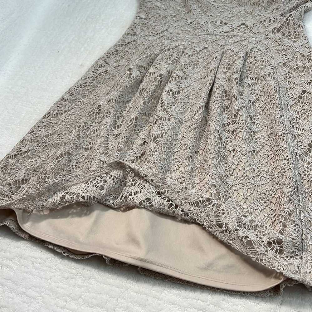 London Times crochet lined sleeveless dress size … - image 4
