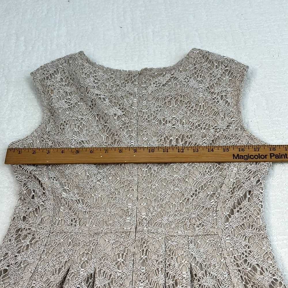 London Times crochet lined sleeveless dress size … - image 9
