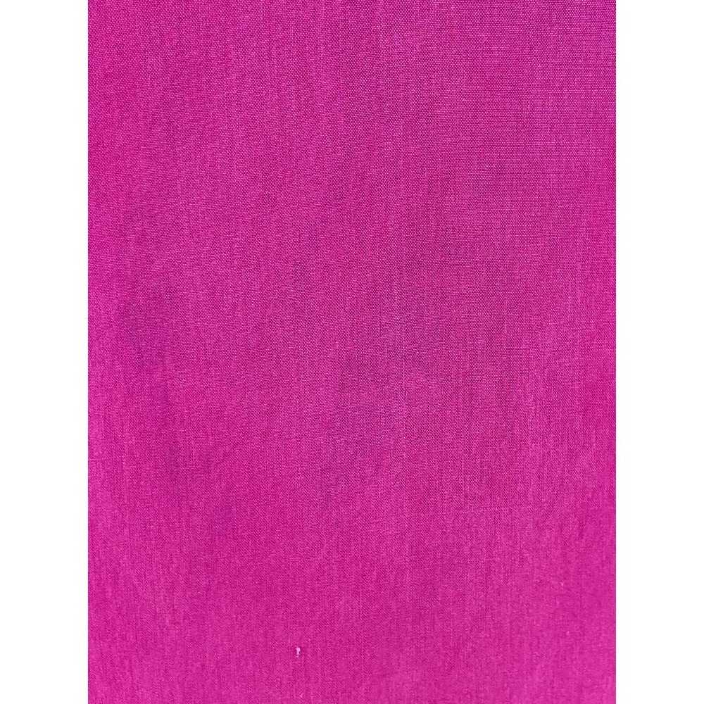 Vintage Tess Dress Pink Silk Button Up Workwear D… - image 7