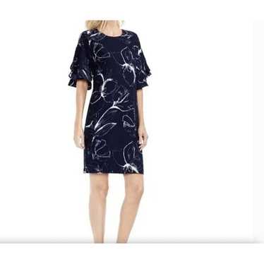 Vince Camuto Fresco Petals Tiered Ruffle Sleeve S… - image 1