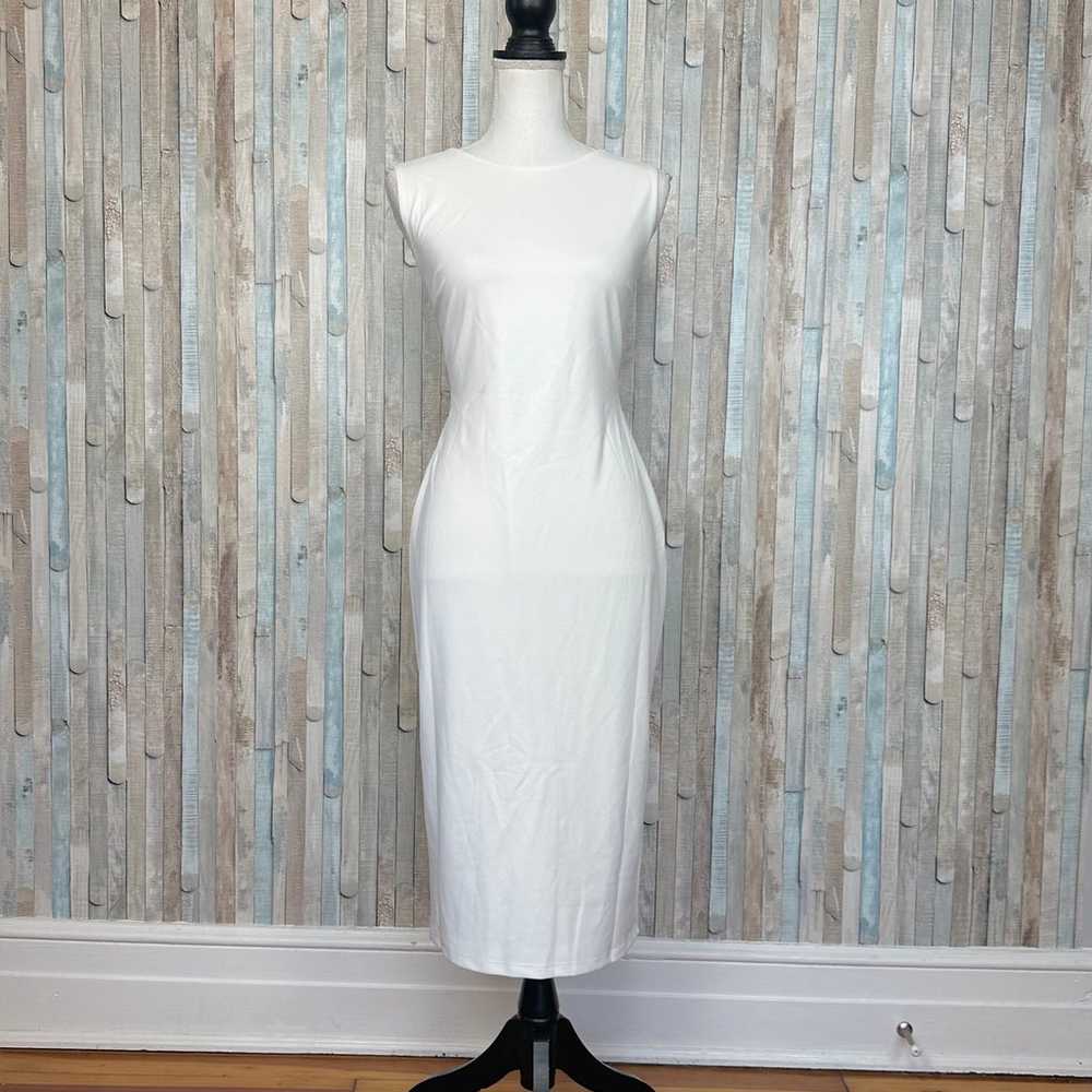 Lulus XL So Stunning White Backless Midi Dress Fi… - image 2