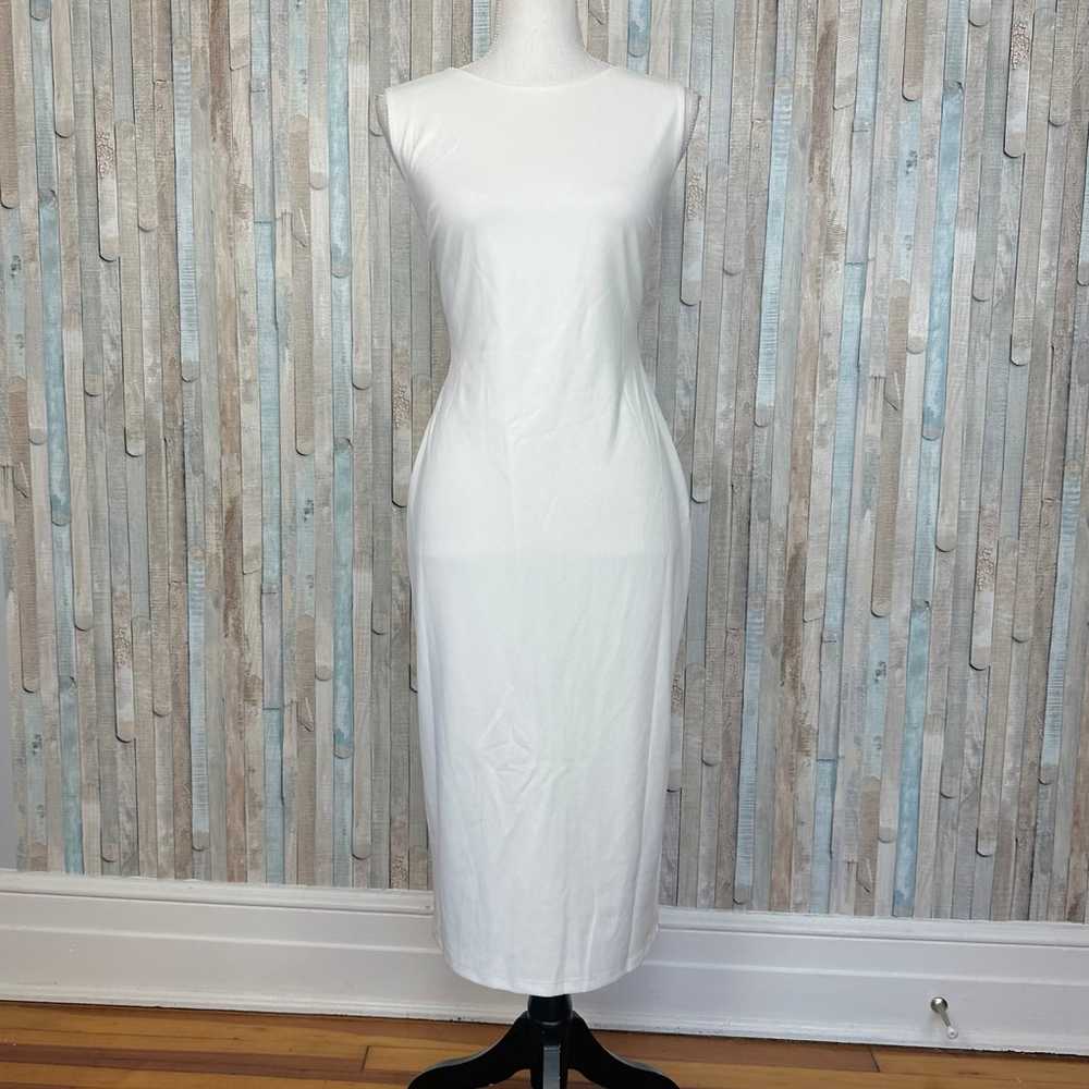 Lulus XL So Stunning White Backless Midi Dress Fi… - image 3