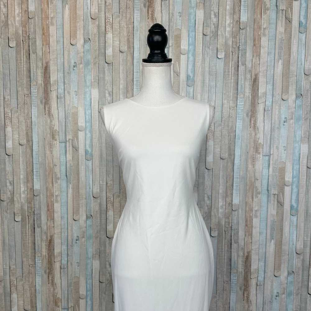 Lulus XL So Stunning White Backless Midi Dress Fi… - image 4