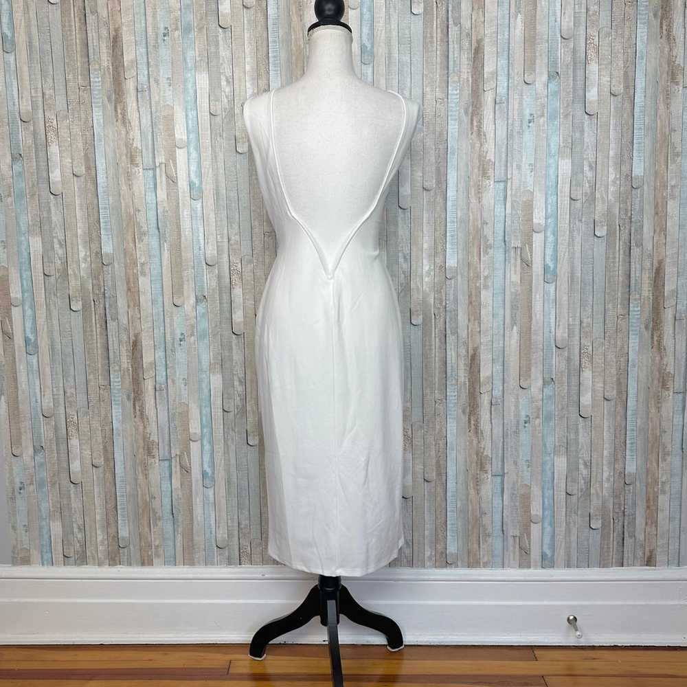 Lulus XL So Stunning White Backless Midi Dress Fi… - image 5