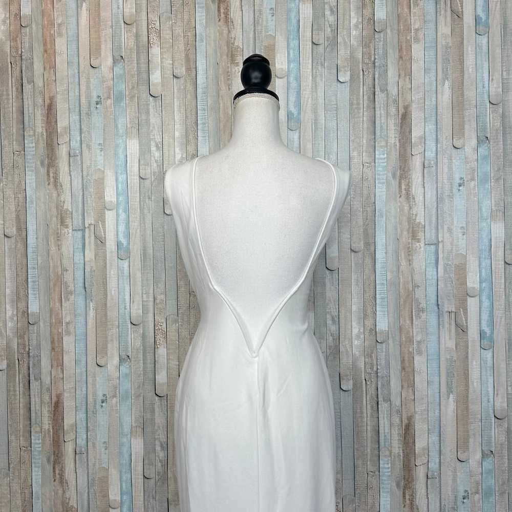 Lulus XL So Stunning White Backless Midi Dress Fi… - image 6