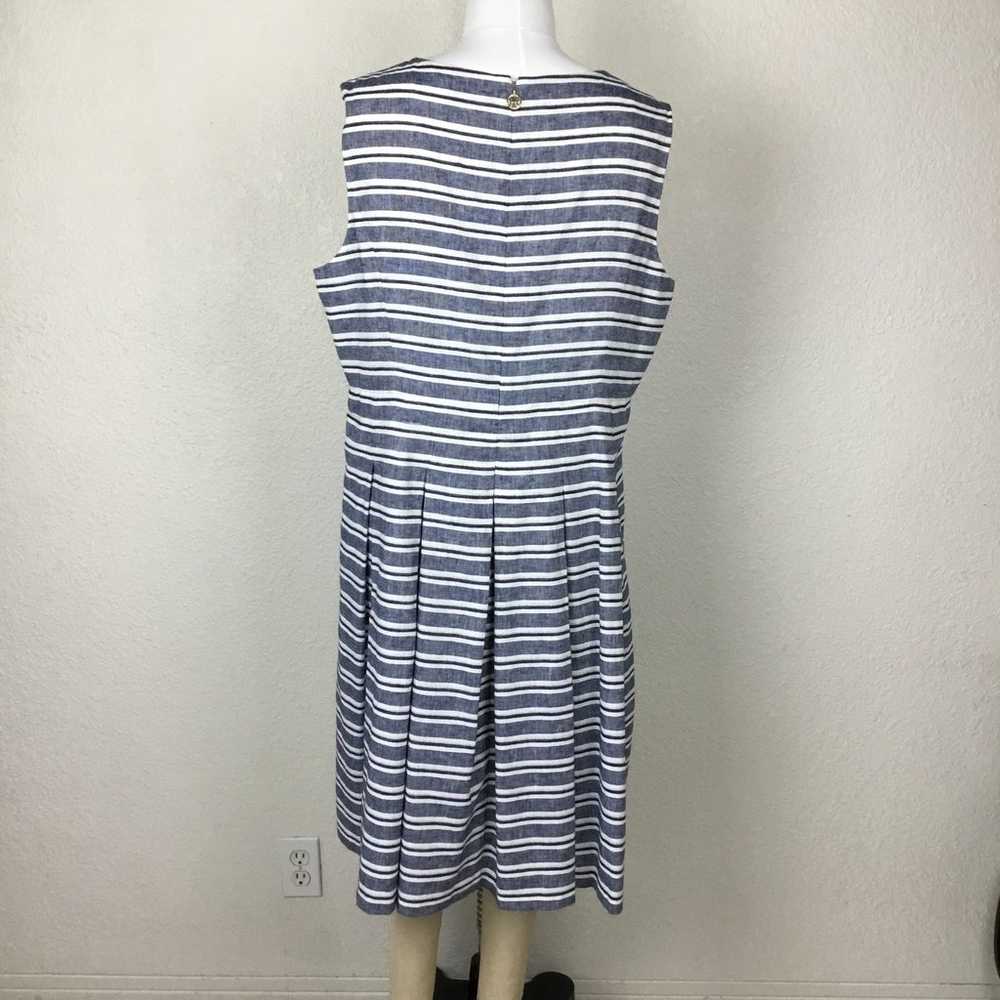 Tommy Hilfiger Women’s Dress Size 18 Grey /Blue/G… - image 2