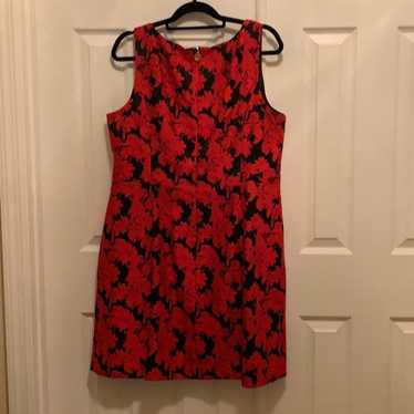 Red and black holiday dress - image 1