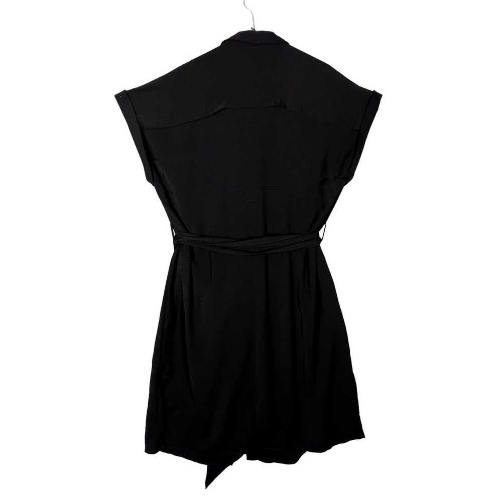Vince Camuto Shirt Dress Size 2X Black Button Dow… - image 5