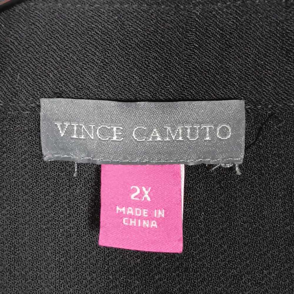 Vince Camuto Shirt Dress Size 2X Black Button Dow… - image 6