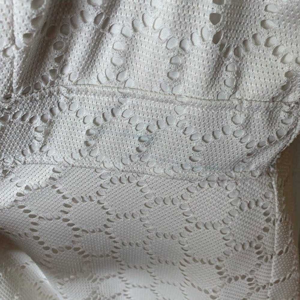 Trixxi Eyelet Pattern Layered Lace Dress - image 3