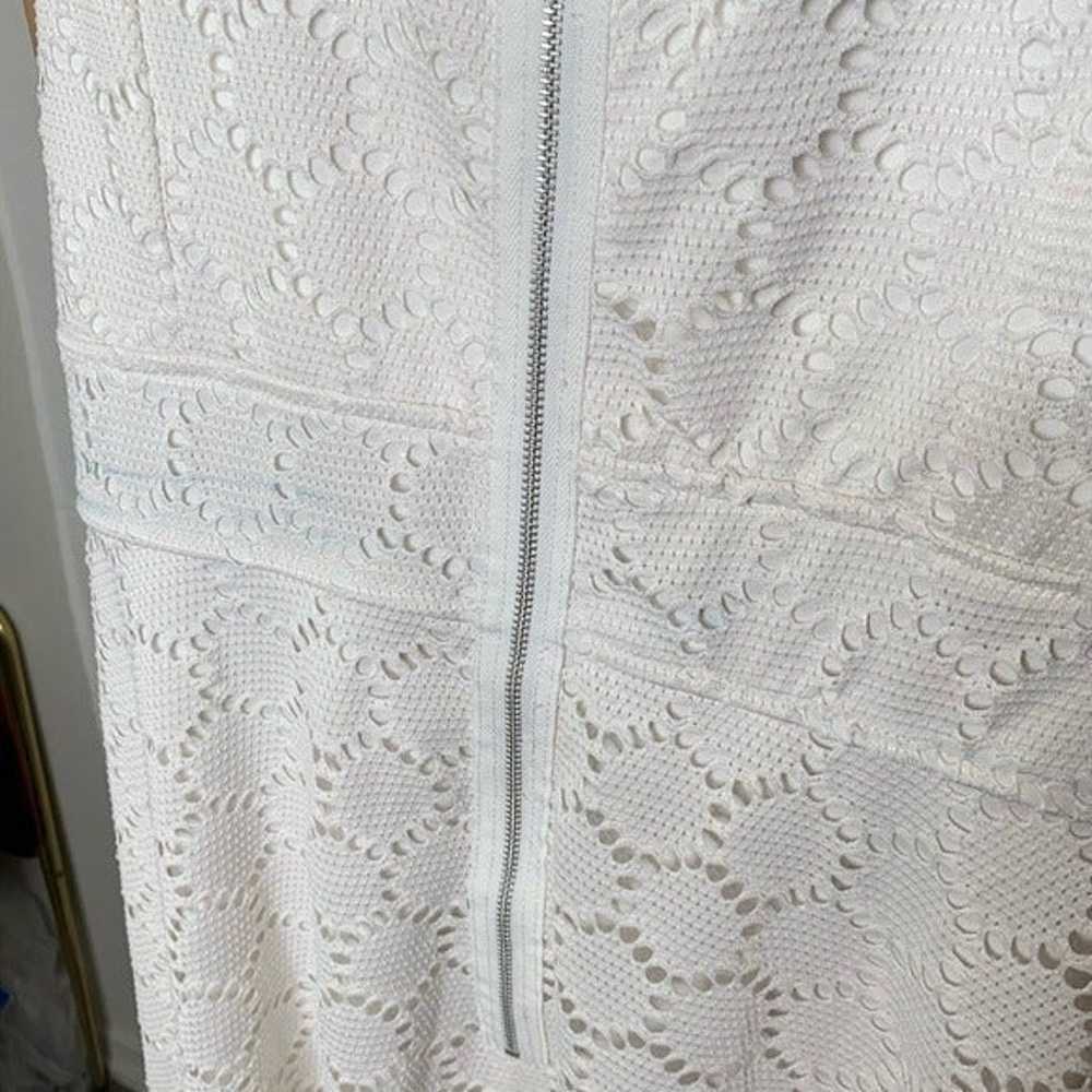 Trixxi Eyelet Pattern Layered Lace Dress - image 8