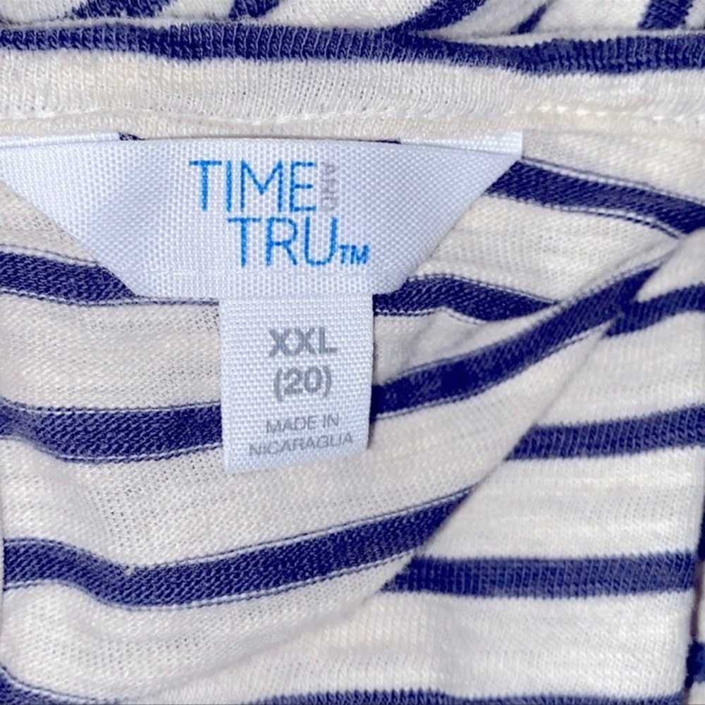 Time and Tru striped shorts romper size 20/XXL - image 5