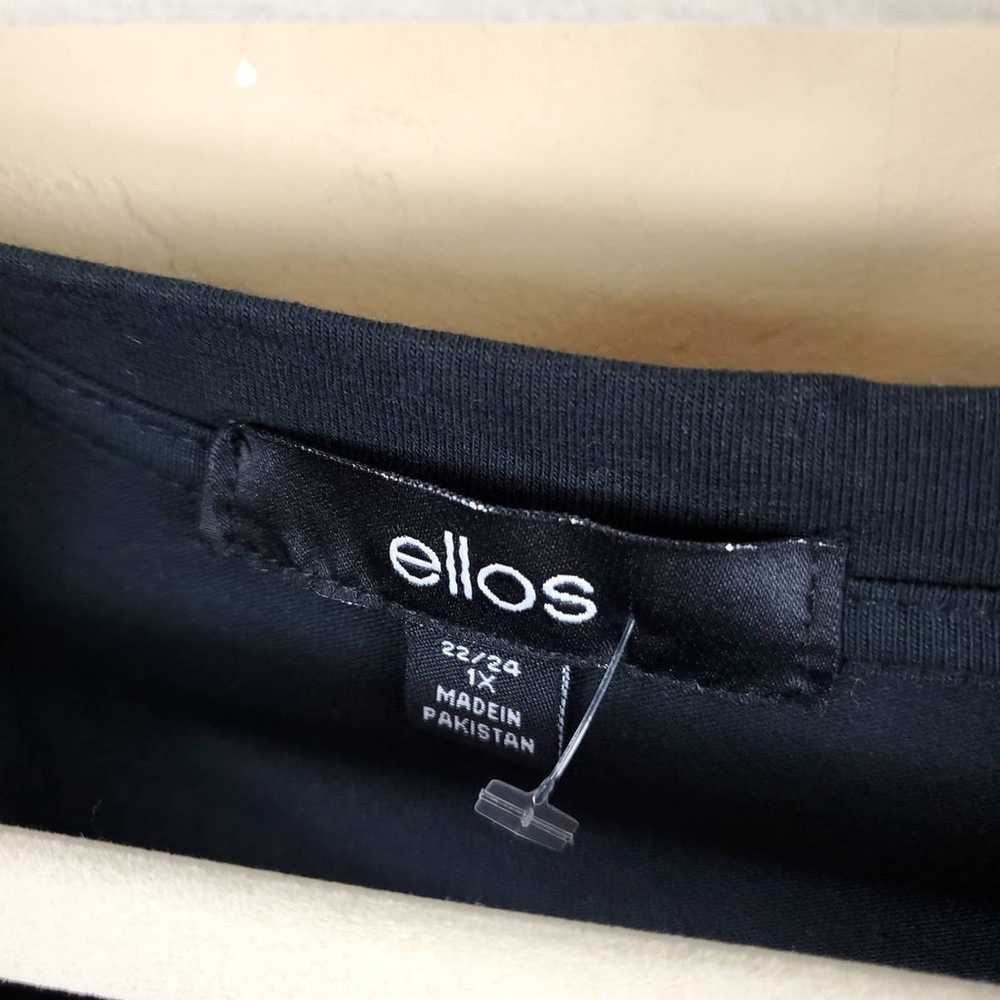 Ellos 3/4 Sleeve Knit Maxi Dress in Black Size 22… - image 8