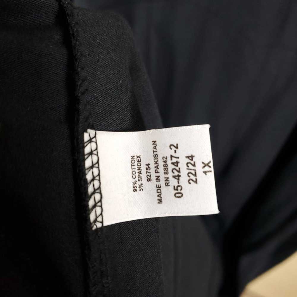 Ellos 3/4 Sleeve Knit Maxi Dress in Black Size 22… - image 9