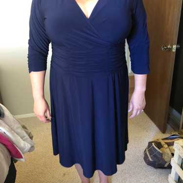 NY collection navy dress