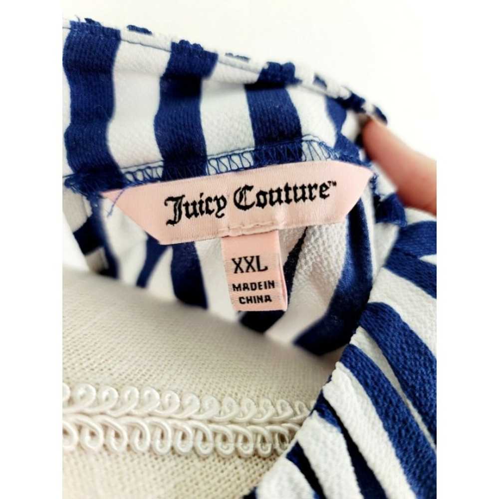 Juicy Couture Striped Navy Blue White Sleeveless … - image 10
