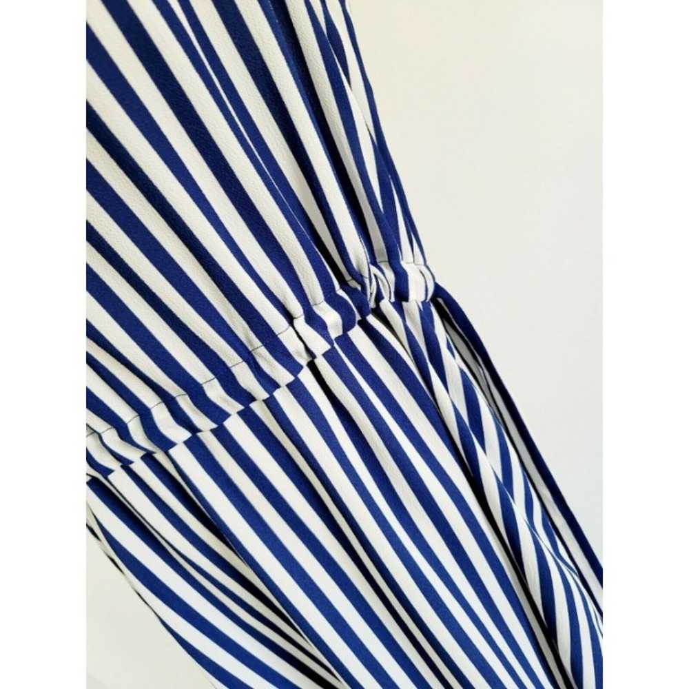 Juicy Couture Striped Navy Blue White Sleeveless … - image 5